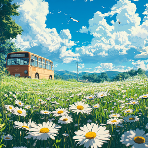 四十四次日落_祁妤的AI创作-电子16