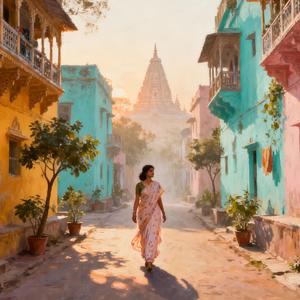 Kite Above the Temple