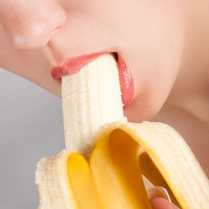 Licking a Banana