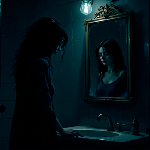 Закрылась в ванной