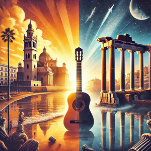 Roma Bajo el Cielo de Cádiz.