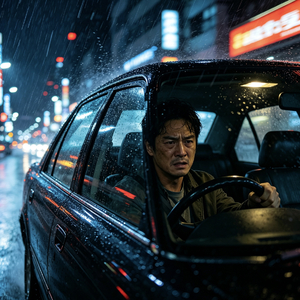 暴雨下了一整夜