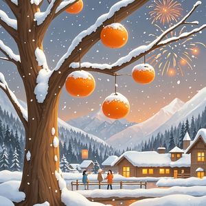 橘子树上过年-馨竹琴音