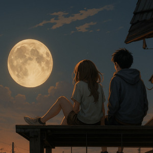 君と月明かりの下