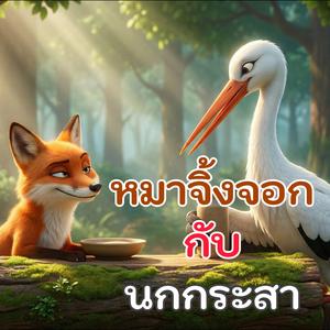หมาจิ้งจอกกับนกกระสา