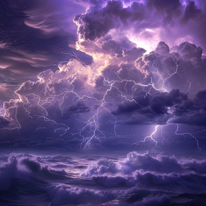 Energizando El Ambiente De Yoga Con Sonidos De Truenos