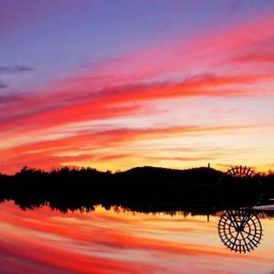 新春烟花下的繁荣盛景