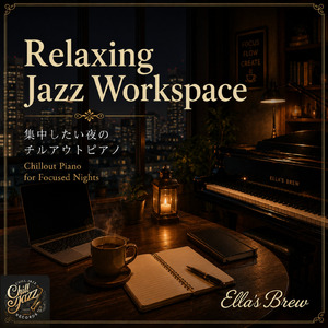 ピアノが響くカフェの午後