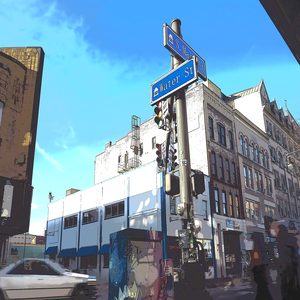 At the Corner of S Main and E Water