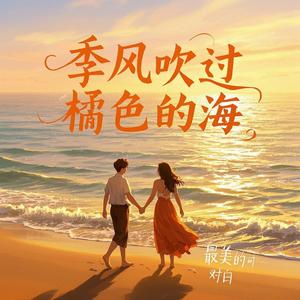 季风吹过橘色的海