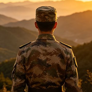砺兵踏晚风