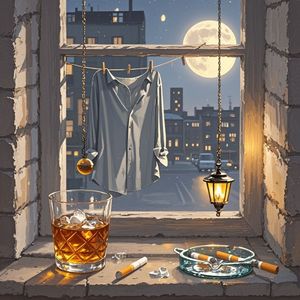 晚风与杯-花栗鼠