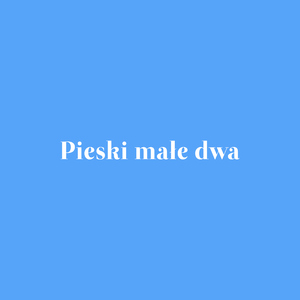 Pieski małe dwa