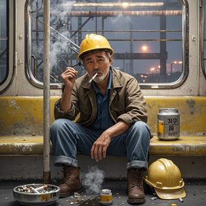 负重的烟-吴坤原