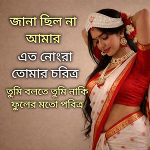 জানা ছিলোনা আমার এত নোংরা তোমার চরিত্র
