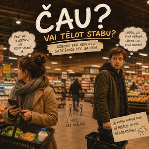Čau? Vai tēlot stabu?