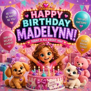 Happy Birthday Madelynn