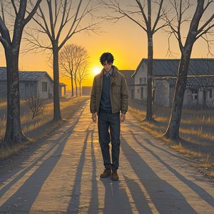 黄昏村路的童年回忆——手印