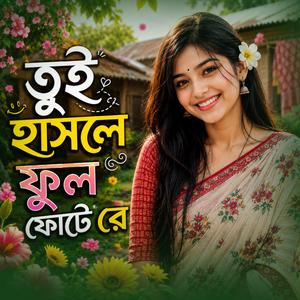 তুই হাসলে ফুল ফোটে রে