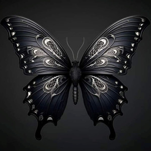 漆黒の幻蝶