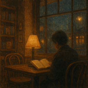 深夜カフェの読書