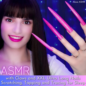 ASMR Scratching and Tracing on Artificial Grass with Claws