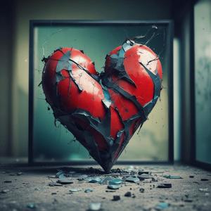 หัวใจที่แตกสลาย