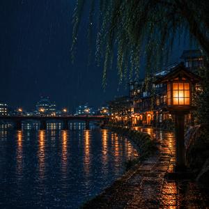 Rainy Kamogawa