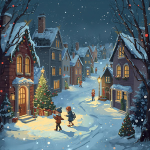 ジングルベルが鳴り響く街で