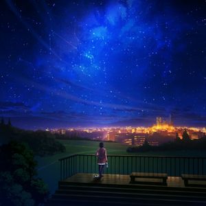 我就站在冷风中