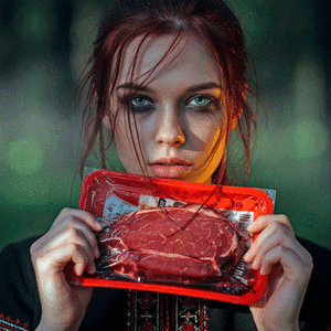 Смажь мясо маслом
