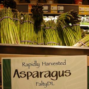 Rapidly Harvested Asparagus