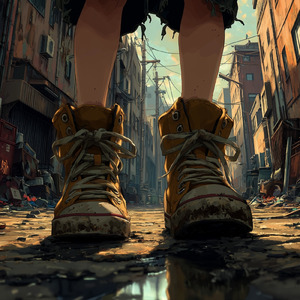 暁色に染まって