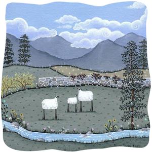 მთები და ცხვრები