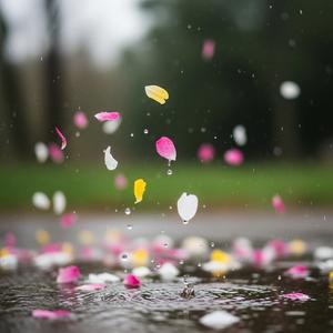 비와 같이 꽃비가