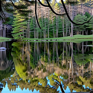 Serene Reflections in Nature's Harmony