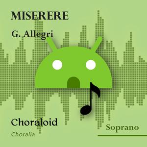 Miserere (Choir II or soloists, soprano II - Voice with metronome)