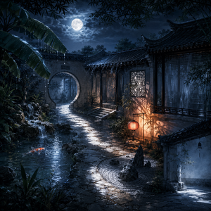 灯影摇曳