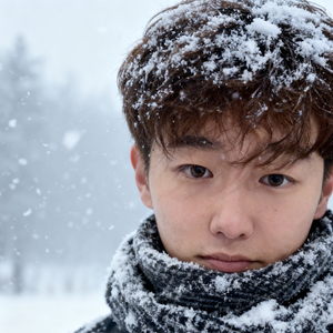 雪覆车辙