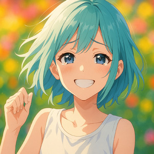 グッとこらえてスマイル