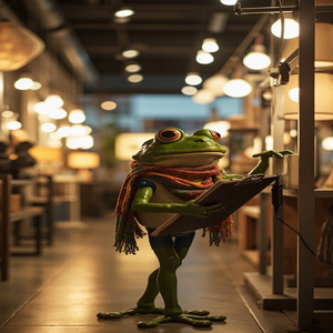 헬로~ 나야! 개구리 인테리어 디자이너!