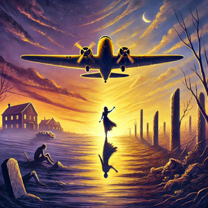 在风暴中盛开的花