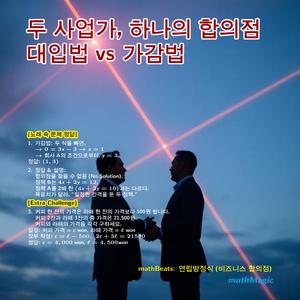 mathBeats: 연립방정식 (비즈니스 합의점)