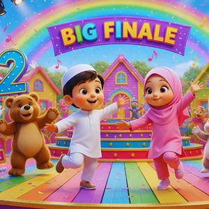 ABC 123 Fun Learning Song for Kids Happy Cartoon Music