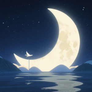 纸月亮漂流