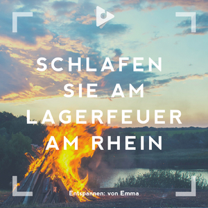 Gemütliches Feuer am Fluss