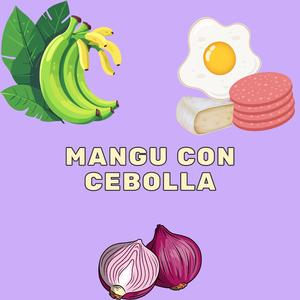 Mangu con cebolla