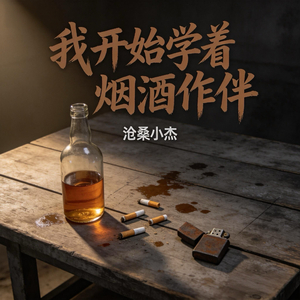我开始学着烟酒作伴