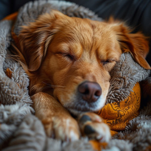 El Perro Sueña En La Armonía Del Atardecer