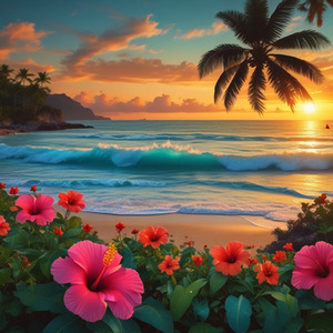 Endless blue sea, under the sun